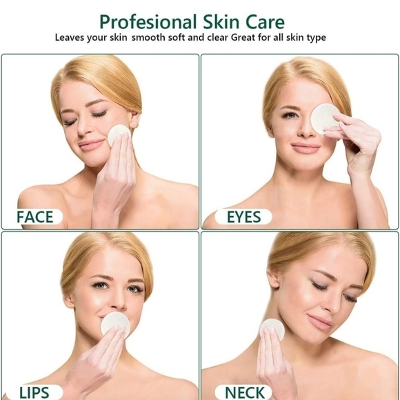 20 Packs Organic Reusable Makeup Remover Pads, Washable Eco-Friendly Natural Bam - Picture 4 of 6